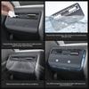 For Tesla Model Y Standard 2026 Accessories Rear Air Conditioner Outlet Cover Air Vent Protector Decoration Strip USB Port Hole