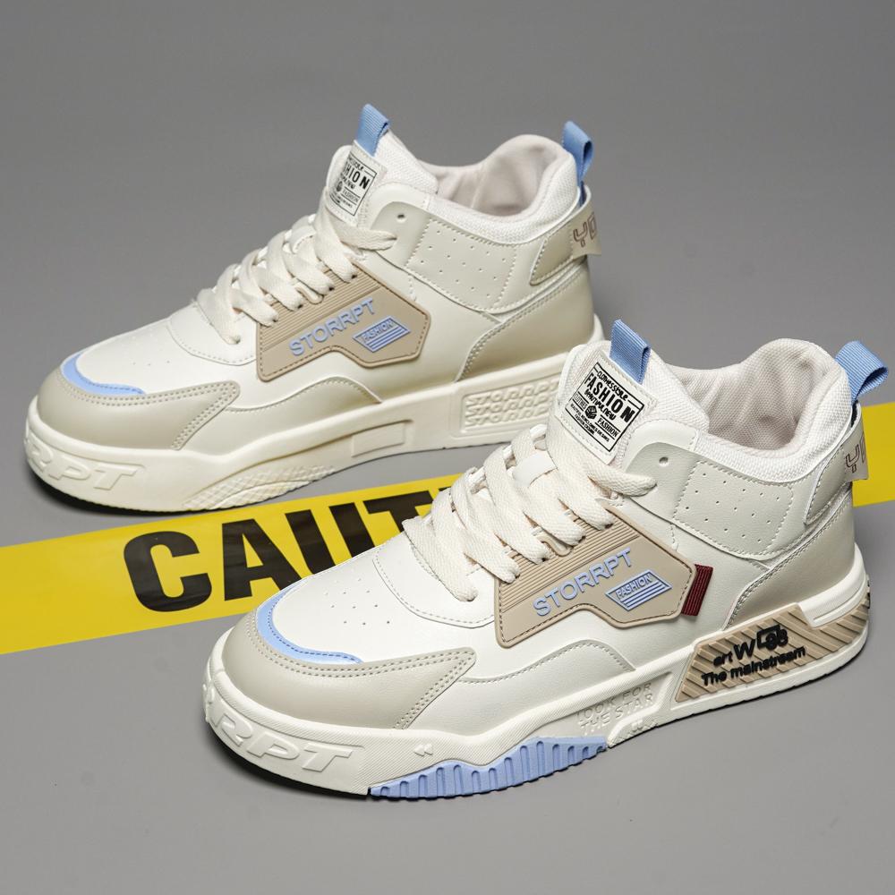 

Модные кроссовки PARZIVAL 2024 для мужчин, повседневные, из искусственной кожи, дышащие, удобные, для улицы, осенние, tenis masculino, zapatillas hombre 44 бежевый