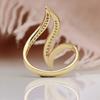 1PC Fashion High-end Design Ring, Popular Party Micro-inlaid Jewelry Women