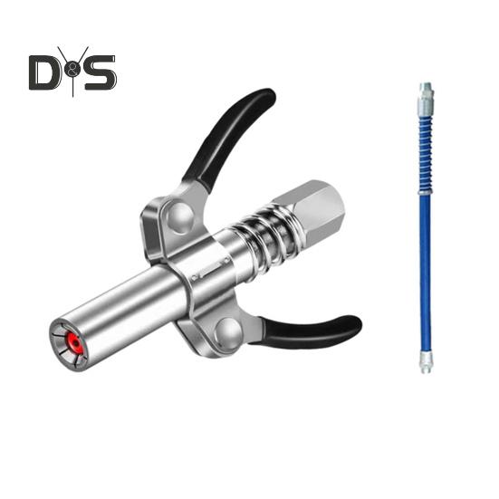 

1 комплект насадки для смазки, двойной ручки высокого давления, шестеренчатого типа, сверхмощный дозатор смазки, бытовые принадлежности B