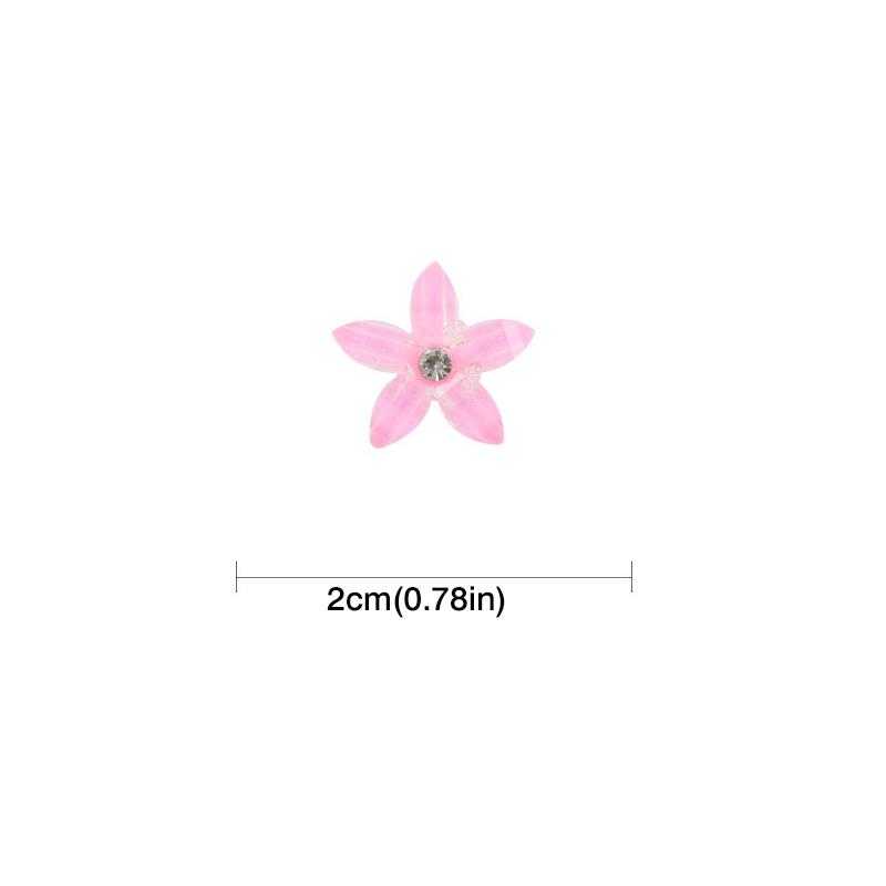 10ks/sada Dívčí květina Mini spona do vlasů pro zaplétání vlasů Knoflíky do vlasů Sponky do vlasů Barrette Styling Vlasové doplňky