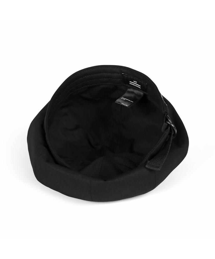 Eondeok Eonteulol Cotton Adjustable Beret Beret / Web Strap / Black