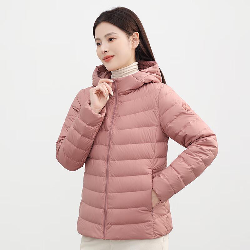 YAYA Women's Lightweight Hooded Down Jacket