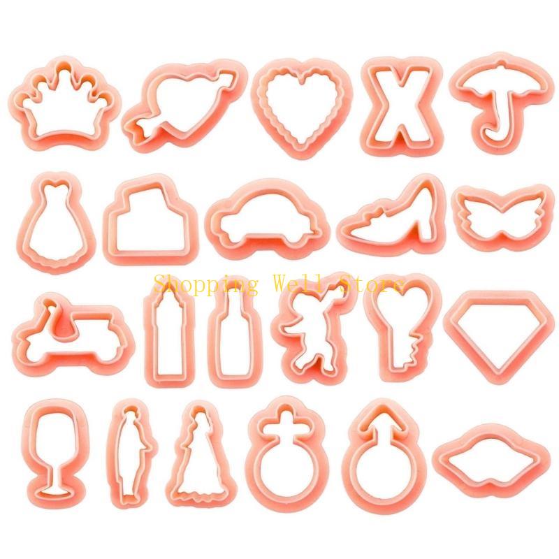 KX4B Plastic Clay Cutters 140pcs/set Clay Earring Cutters Kits for Clay Jewelry Making with Earring Hooks Earring Card Rings