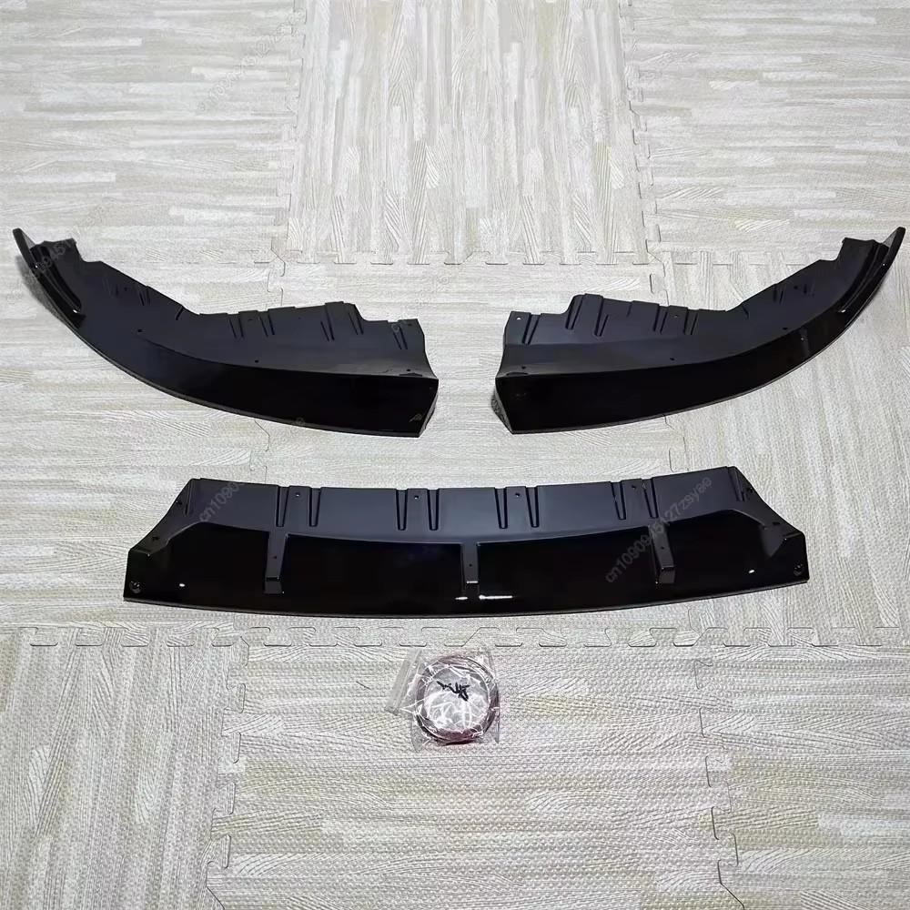 Front Bumper Splitter Lip Diffuser For BMW 4 Series G24 G26 420i 430i i4 M50 M Sport Gran Coupe 4Doors 2021-2024 Bodykits Tuning