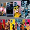 Cartoon Invincible Phone Case For Redmi Note 13 12 14 15 Pro Plus 13R 11 11T 11E 11S 10 Pro 10S 9 9S Cover Cell Clear TPU Capa C
