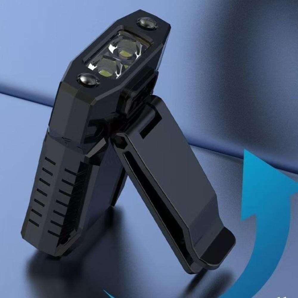 Head Mounted Hat Clip Light Ultra Light Hat Brim Light Professional Sensing Headlight  Camping