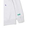 Animal Embroidery Patch Sweatshirt  Melange Gray 