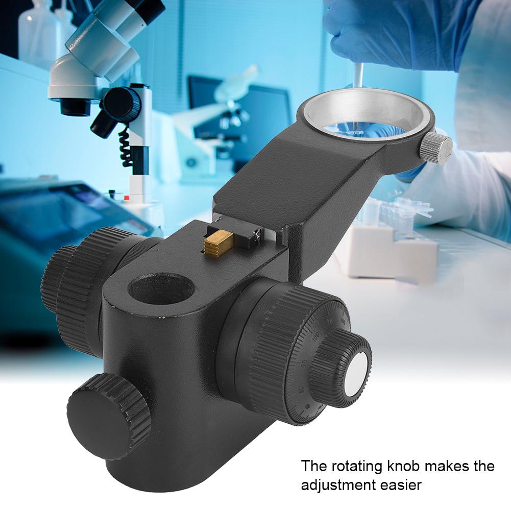 High Precision Metal Stereoscopic Microscope Fine Adjustment X10A Bracket Mount Stand