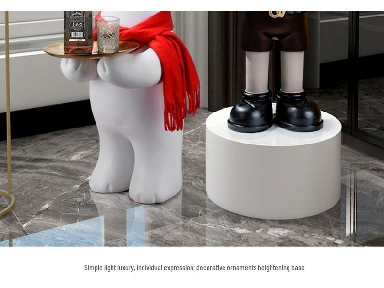 Figurka Bearbrick Okrągły Stojak Podwyższający Platforma Cylindryczna