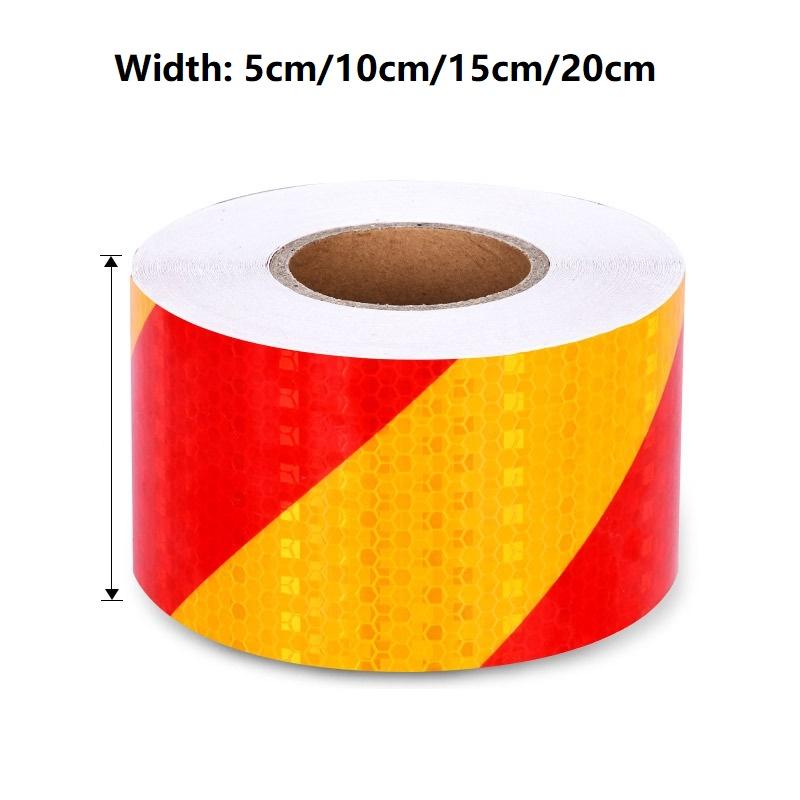 

5см/10см/15см/20см Светоотражающая клейкая лента Левый или правый твил Двухцветные полосы Водонепроницаемая наклейка-светоотражатель для безопасности 5cmx3m