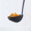H Concept +d Tate Otama Mini, Black (D-502-BK), Standing Ladle with Small Plate, Space-Saving Design