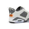 Paris Saint-Germain Air Jordan 6 Retro Low 'Iron Grey' (Unisex) Scarpe da Basket Vintage Bianco Osso / Arancio Magma / Grigio Ferro / Bianco