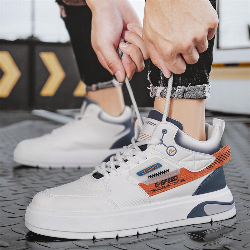 Ny mote Høst Og Vinter Høytopp for menn Martin Boots Studenter Mann Gutter Trending Soft Sole Arbeidssko Arbeidsbeskyttelse Martin Sneakers