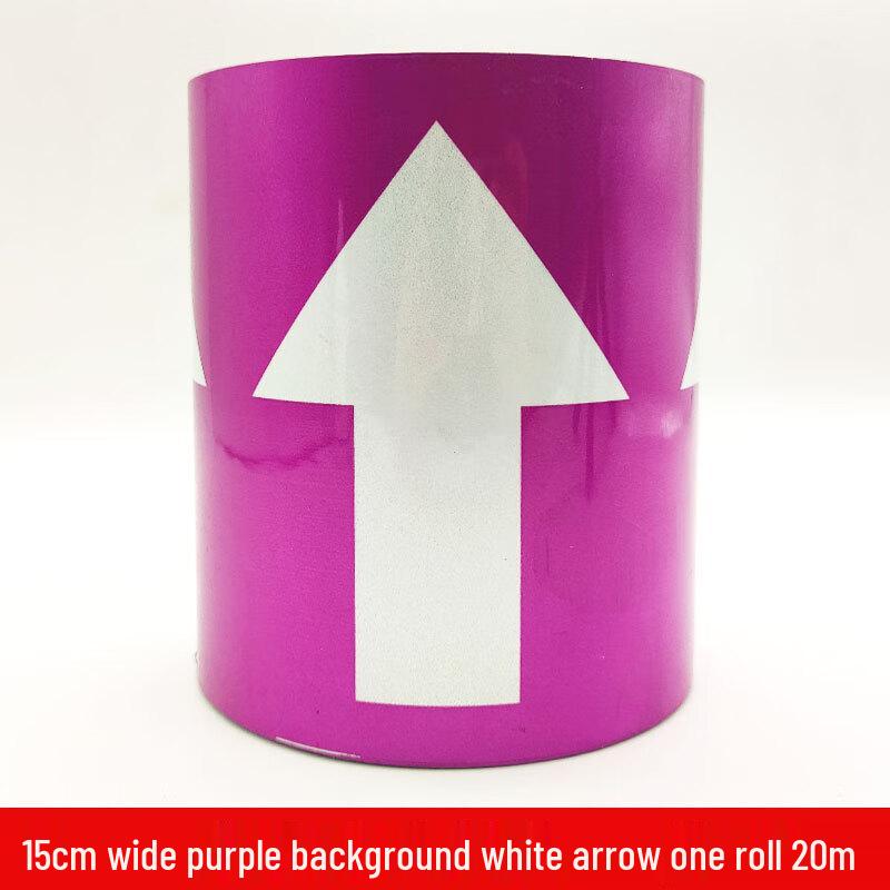 WEZHO Reflective Fire Pipe Flow Arrow Sticker