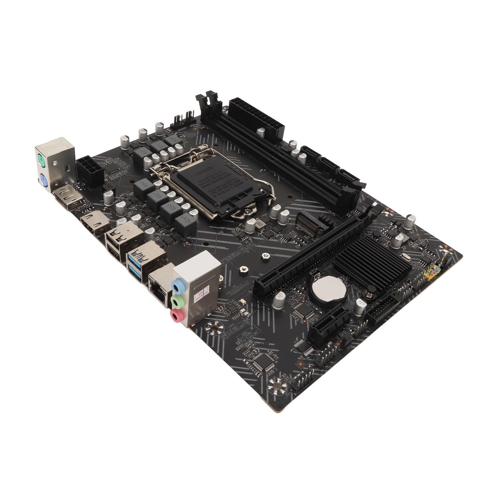 

Motherboard H510 LGA 1200 Pin 2 DDR4 Memory PCB Material Desktop Computer Motherboard for Office