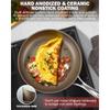 Frying Pan Titanium Alloy Frying Pan Nonstick, 11-inch Classic Skillet Egg Omelette Fry Pan with Stainless Steel Handle
