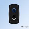 ARROWS 6Pin (ON)-OFF-(ON) DPDT Momentary Switch12V UP/DOWN Polarity Reverse Rocker Switch for ARB/Carling/NARVA Replace