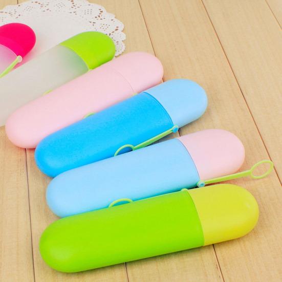 Porte-brosse à dents et dentifrice de voyage portable, gobelet de rangement, accessoires de salle de bain, articles en solde