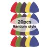 5/10/20pcs Felt Ukulele Picks Multicolor Guitar Bass Autoharp Banjo Concert Performance Portable Soft Yet Sturdy YMY