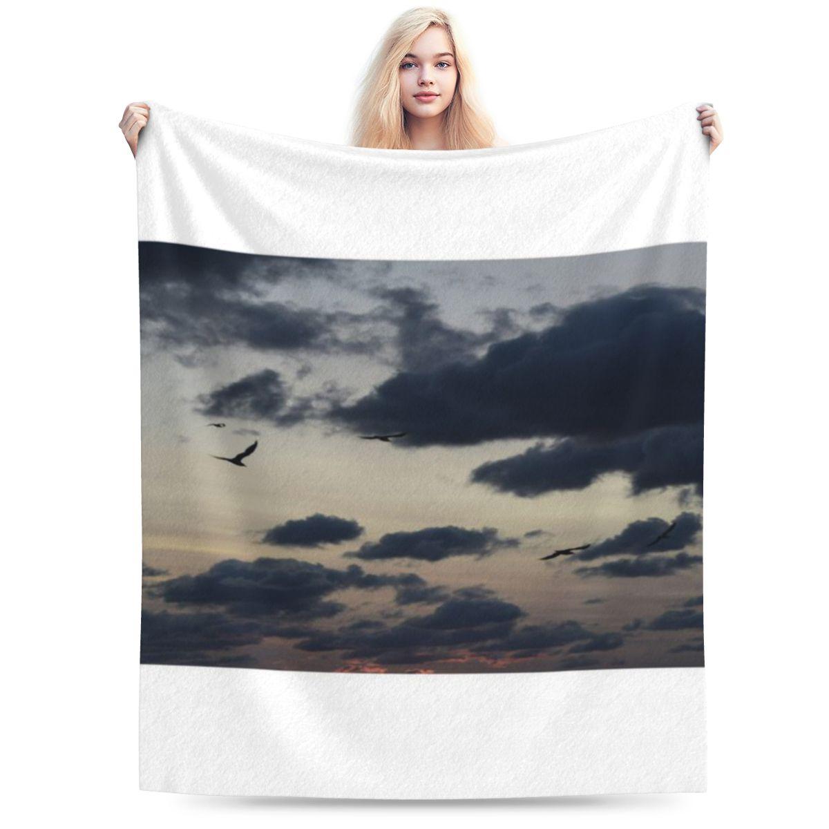 

Cloudy Beach Night Personalized Soft Party An UltraSoft Micro Fleece Blanket 75x100cm 30x40in