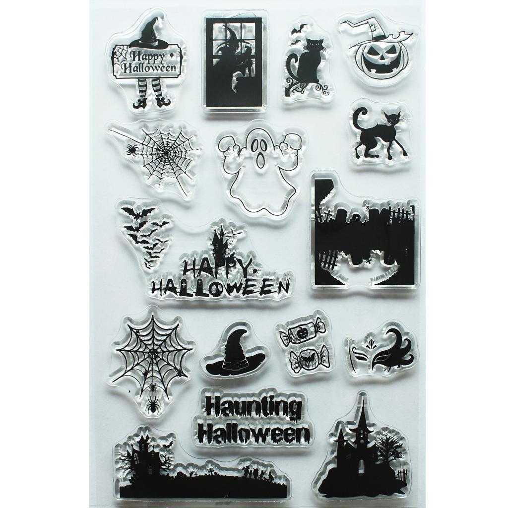 Buy Holiday Silicone Clear Stamps Scrapbooking Album Paper for Holiday ...