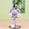 PP Cotton Plush Cat Keychain Long Tail Plush Cat Doll Pendant Cat Plush Keyring  Female Girls