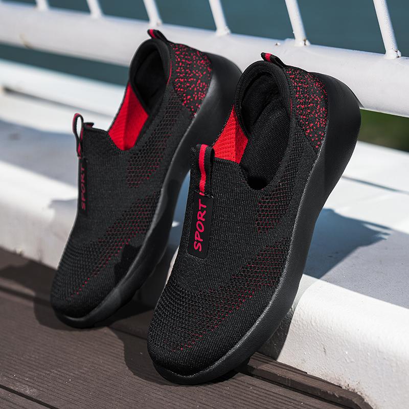 Mesh Sneakers Breathable Shoes for Men Casual Sports Shoes Comfortable Walking Shoes Simple Shoes for Men