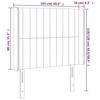VidaXL Headboard with Ears Blue 103x16x118-128 Cm Fabric3119814