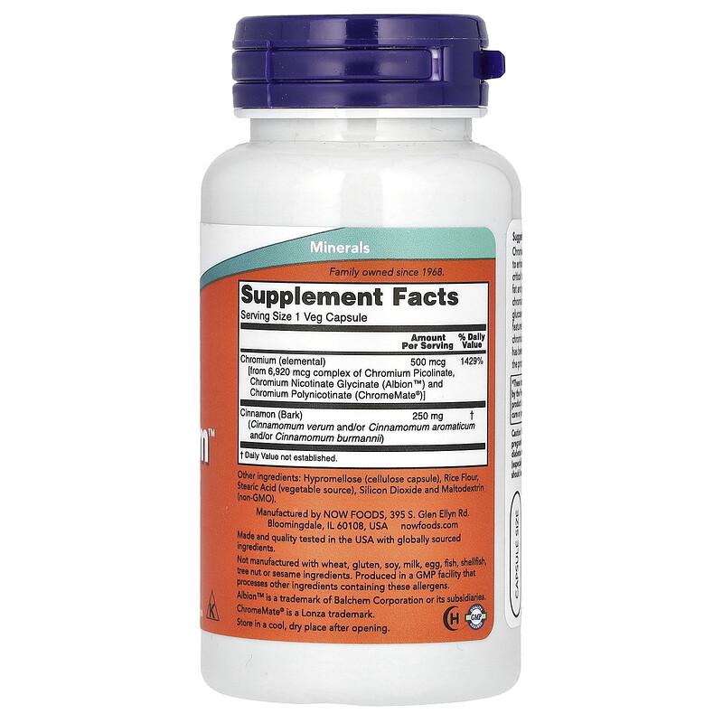 Tri-Chromium, 500 mcg, 90 Veg Capsules