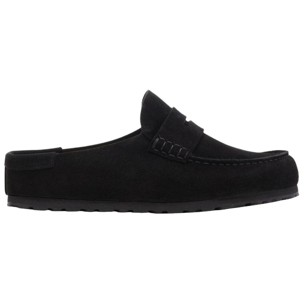 Birkenstock Naples Rubber Sole No Special Function Closed Toe Slippers Unisex Black Narrow 1030813