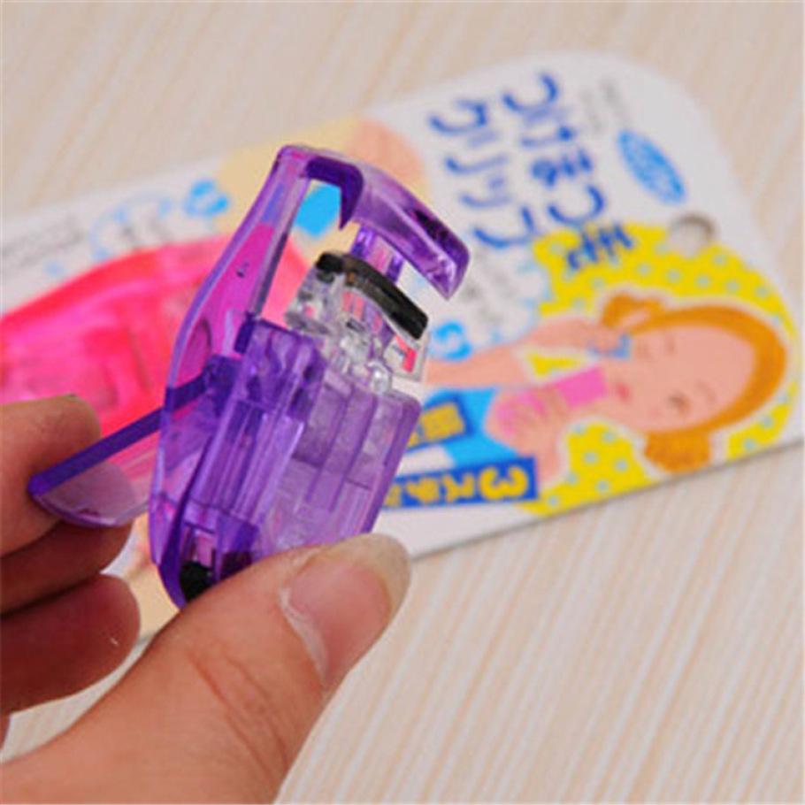 Mini zalotka do rzęs Przenośna klips do podkręcania rzęs Makijaż