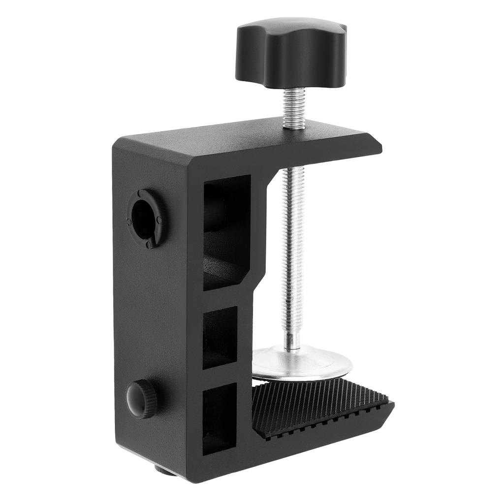 Ağır Hizmet Metal Masa Kelepçeli Salıncak Kolu Standı 360 Derece Döndürülebilir Masa Lambası Büyüteç için Ayarlanabilir Hepsi Bir Arada Montaj Aparatı Donanımla Birlikte