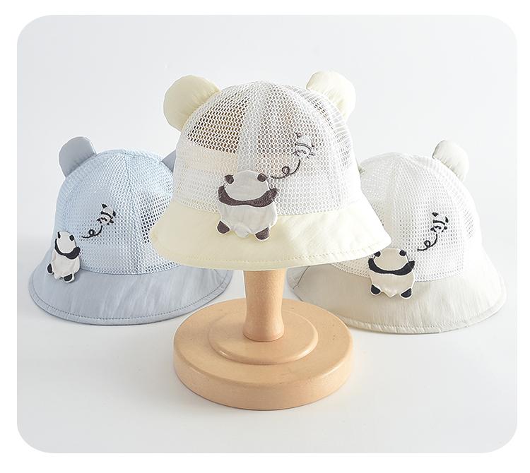 Outdoor Baby Hat: Baby Mesh Ultra Light Pot Hat, Three Dimensional Fisherman's Hat, Boneless, Easy Storage