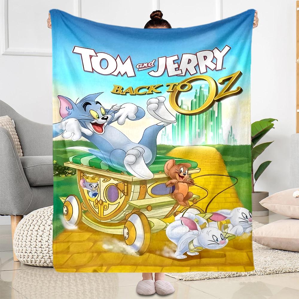 Tom And Jerry Adventure Suitable blanket for offices, travel, living rooms also a good gift for friends and family Suitable for all seasons.