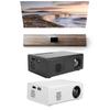 Portable Projector 1080P HD USB Movie Video Projector with HD Multimedia Interface Remote Control fo