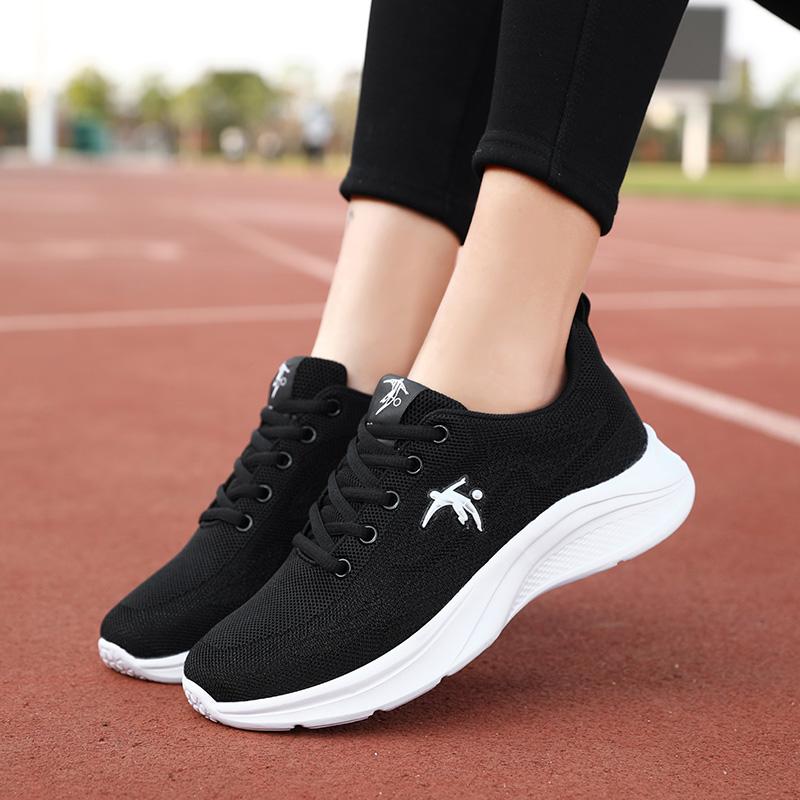 Joni Dan shoes lightweight running shoes spring and autumn new mesh breathable running shoes lightweight shock absorption travel casual shoes