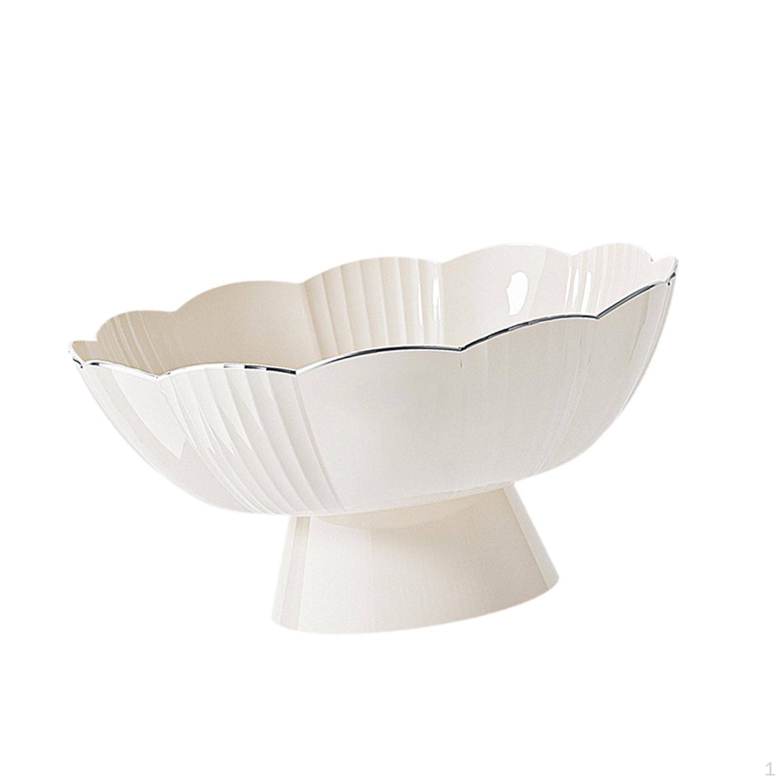 

Decorative Fruit Serving Bowl Snack Holder Trendy Portable with Drainage Holes Food Storage