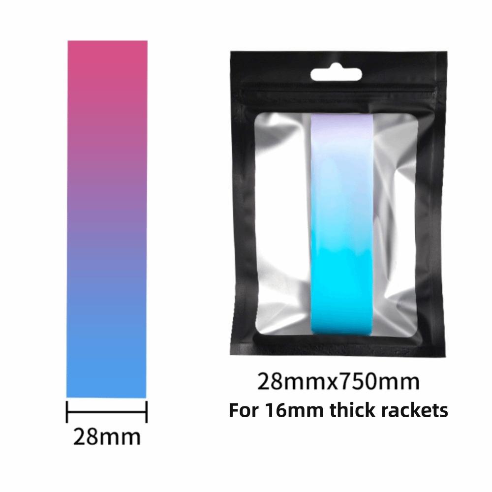 Gradient Color Paddle Head Edge Tape Shock Absorption Frame Protective Tape  Tournament Use