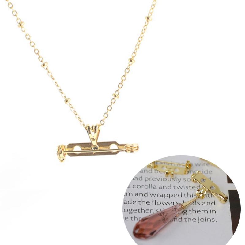 Multi Purpose Jewelry Adapter Necklace Brooch Converters Necklace Pendant Adapter Creative Jewelry Conversion Tool