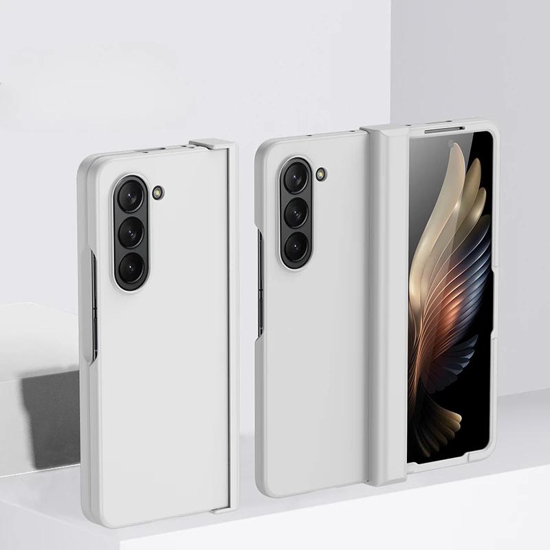 Hard Shell Hinge Protection Phone Case for Samsung Galaxy Z Fold 6 5 4 3 Fold6 Fold5 Fold4 Fold3 5G Full Package Protective Cove