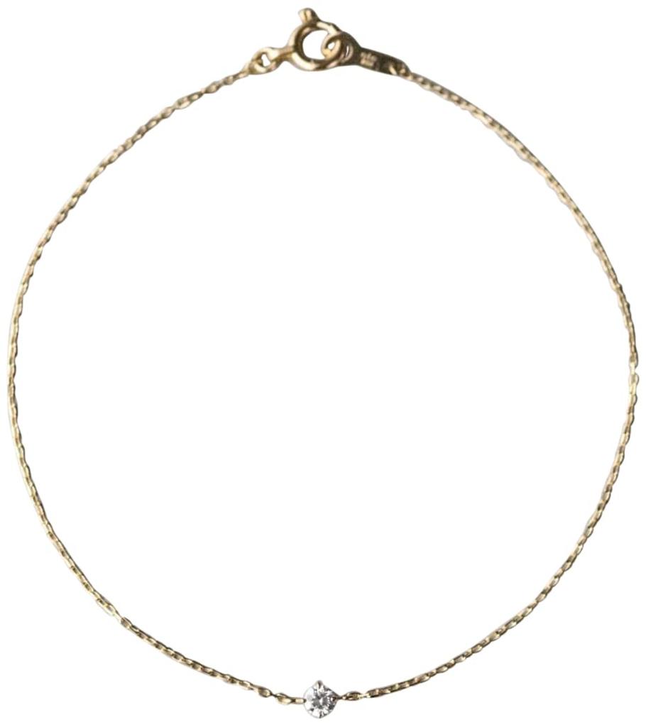 ete K18 Diamond Bracelet FREE Yellow Gold "Bright" 250187-650187
