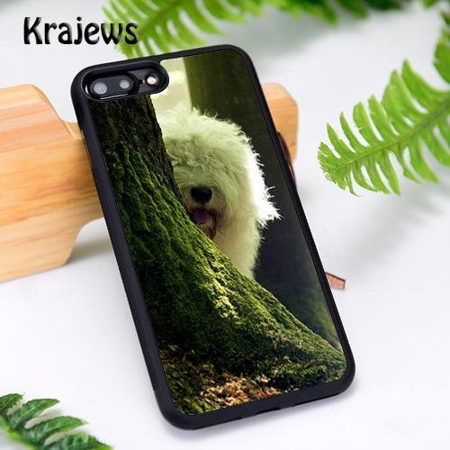 Krajews Old English Sheepdog Shaggy puppy Phone Case For iPhone 17 Air 16 15 14 plus 11 12 13 Pro Max cover coque