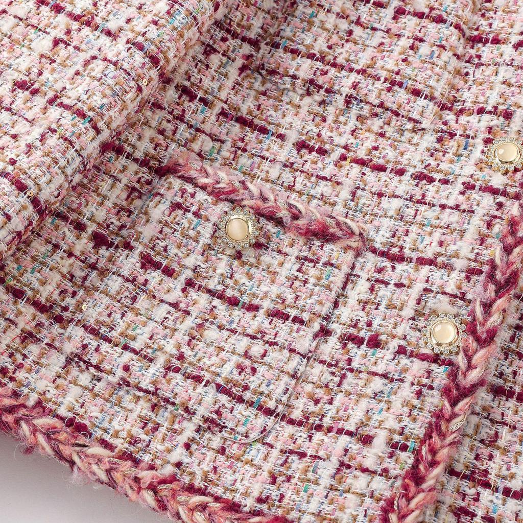 DOREENA 2025 Autumn/Winter Women's High-End Custom Short Jacket - Small Fragrance Style