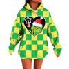 Ladies' Loose Comfortable Casual Fashionable Christmas Print Hooded Sweatshirt