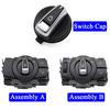 Car Front Dashboard Head Light Lamp Control Switch Button Cap For BMW 1 3 Series E90 E91 X1 E84 E82 E88 318 320 325 330