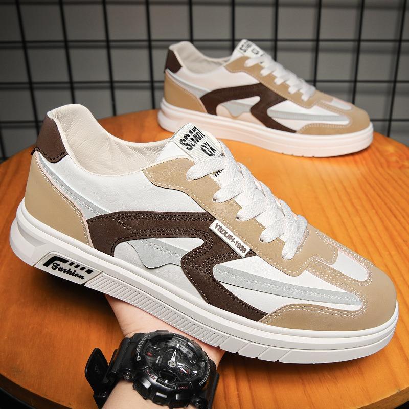 Herrskor i stor storlek, avslappnade låga sneakers, sportskor för studenter