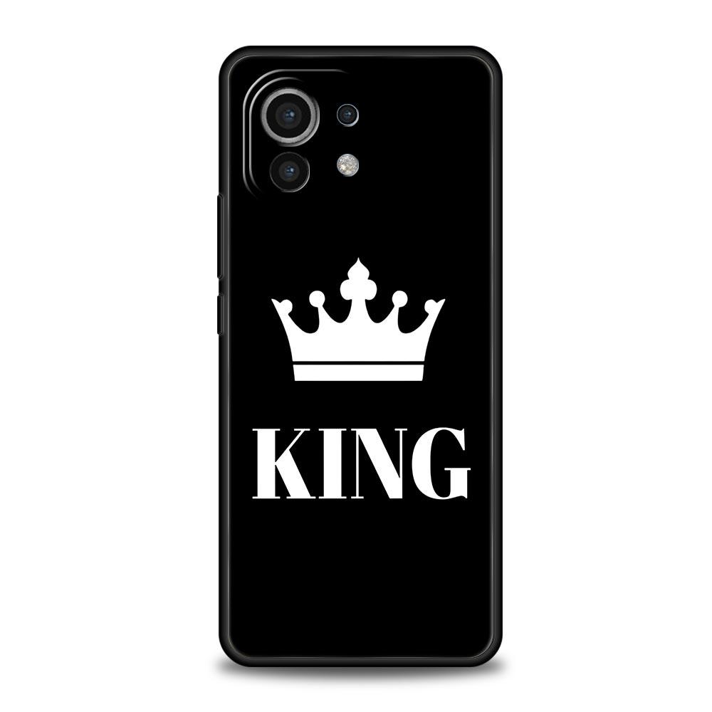 

Стиль для пары Мультяшная Корона король Королева Чехол Для Xiaomi 14 13T 12T Pro 12 13 11 Ultra Mi Note 10 Lite 10T 5G Pro 11T 11i 9T Чехол Mi Note 10 Lite