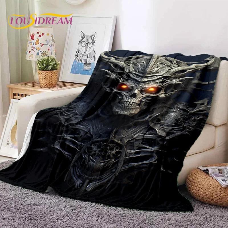 Gothic Horror Monsters Demon Ghost Soft Flannel Blanket for Beds Bedroom Sofa Picnic,Throw Blanket for Cover Outdoor Leisure Nap