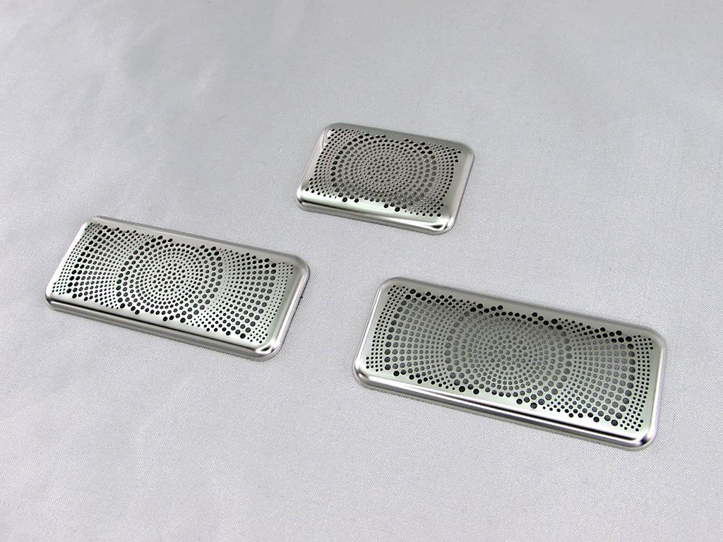 BRIGHTZ Crown ARS220 Ultra-Mirror Stainless Steel Ceiling Speaker Covers (3-Piece Set) [SPEAKER-097] ARS S220 220